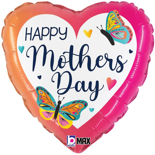 18 inch MOTHER'S DAY COLORFUL BUTTERFLIES - LA Balloons