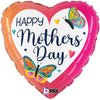 18 inch MOTHER'S DAY COLORFUL BUTTERFLIES - LA Balloons
