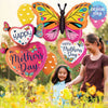 18 inch MOTHER'S DAY COLORFUL BUTTERFLIES - LA Balloons