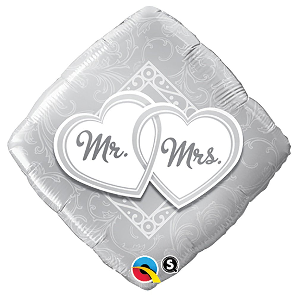 18 inch MR. & MRS. ENTWINED HEARTS