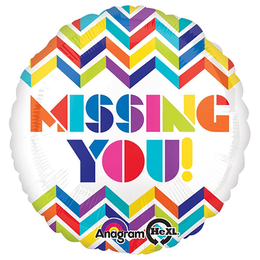 18 inch MULTI CHEVRON MISSING YOU!