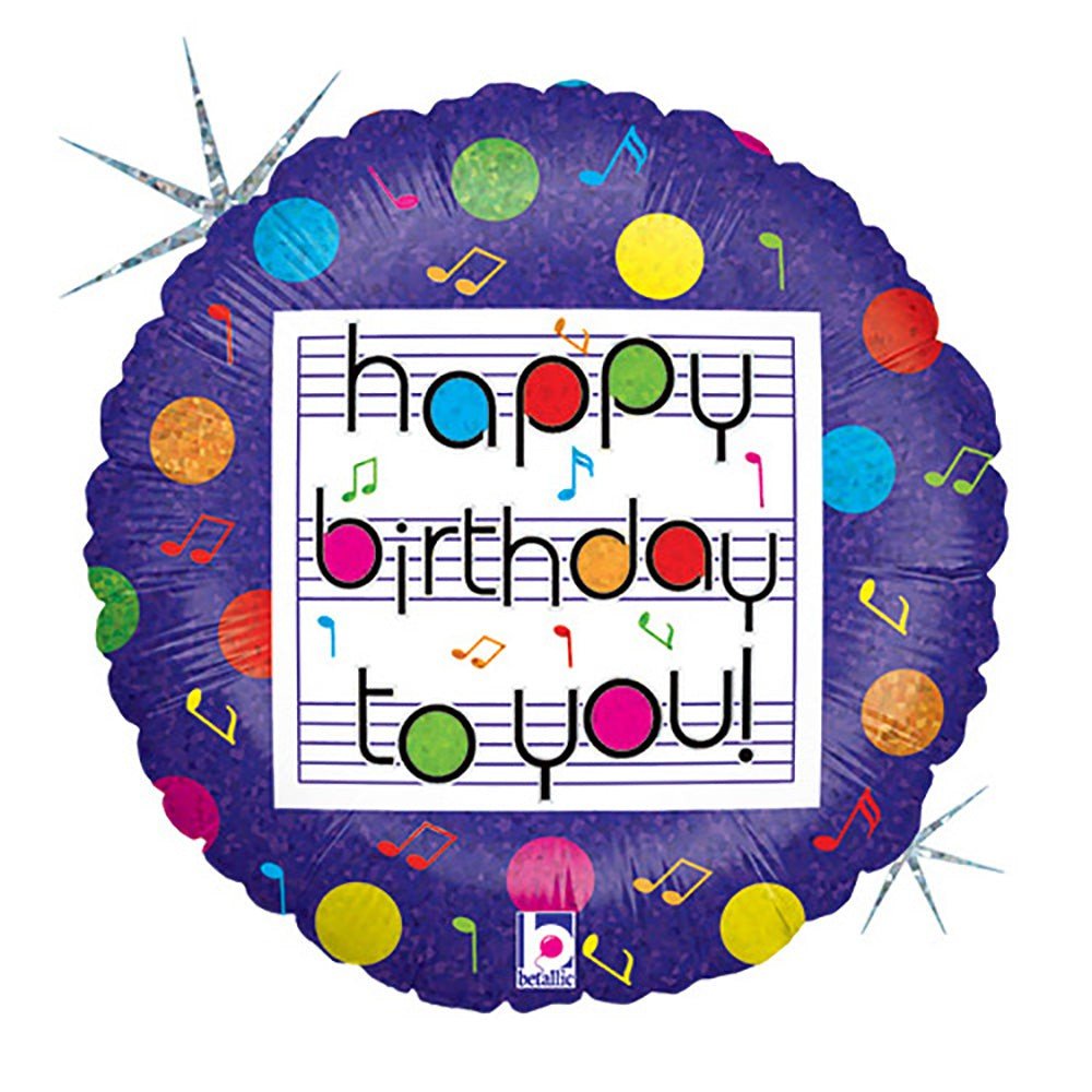 18 inch MUSICAL BIRTHDAY