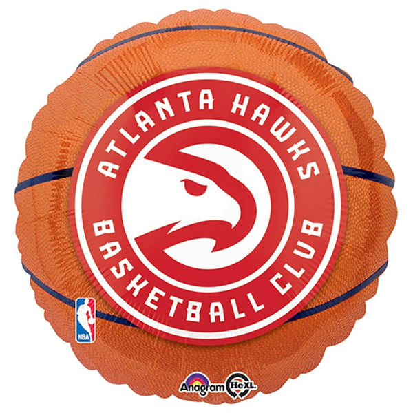 18 inch NBA ATLANTA HAWKS BASKETBALL - LA Balloons