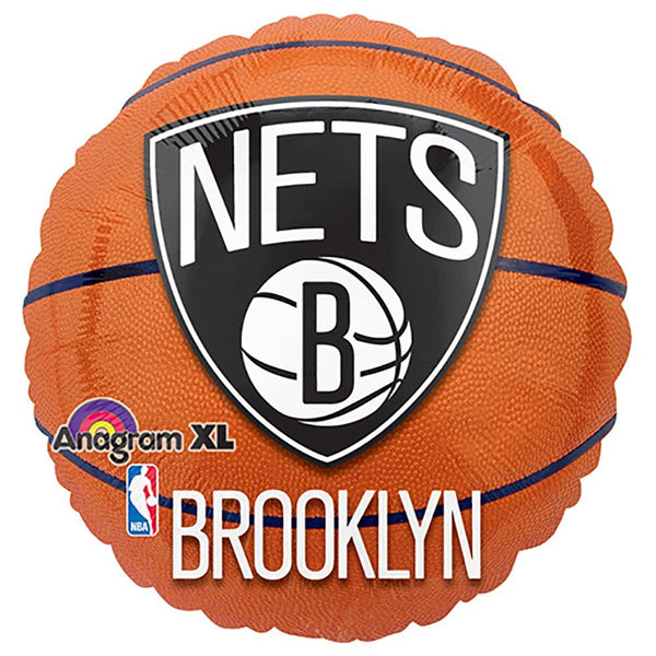 18 inch NBA BROOKLYN NETS BASKETBALL - LA Balloons