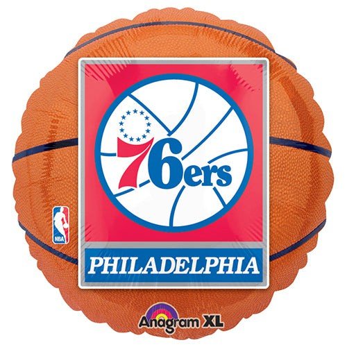 18 inch NBA PHILADELPHIA 76ERS BASKETBALL - LA Balloons