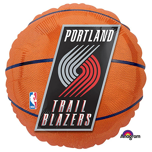 18 inch NBA PORTLAND TRAIL BLAZERS BASKETBALL - LA Balloons