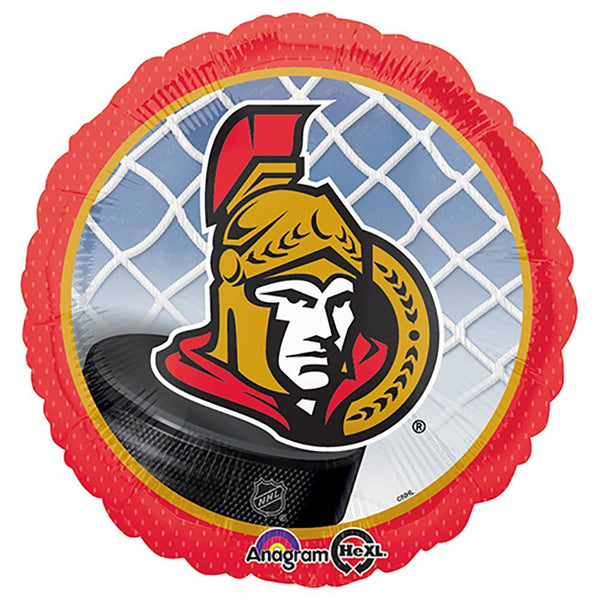 18 inch NHL OTTAWA SENATORS HOCKEY TEAM - LA Balloons