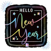 18 inch OPAL HELLO NEW YEAR - LA Balloons