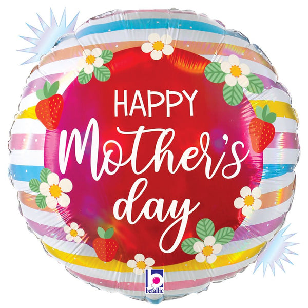 18 inch OPAL MOTHER'S DAY STRAWBERRIES - LA Balloons