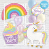 18 inch PASTEL BIRTHDAY - LA Balloons