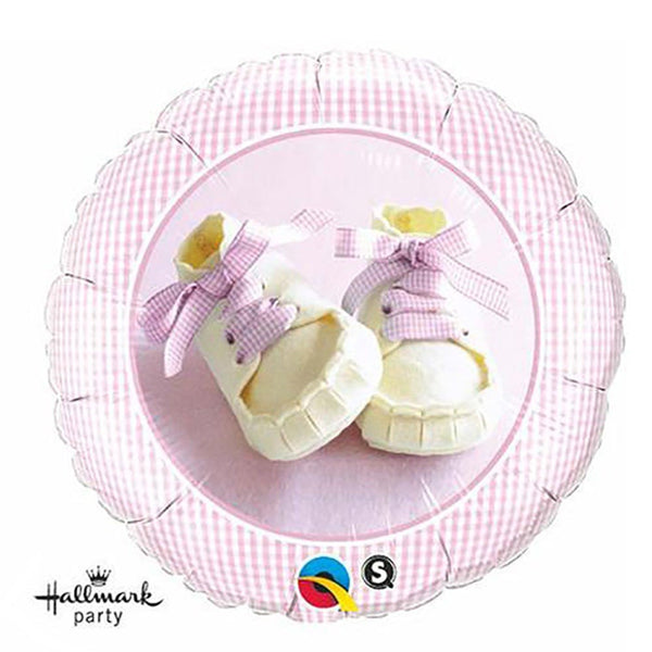 18 inch PINK BABY SHOES - LA Balloons