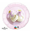 18 inch PINK BABY SHOES - LA Balloons