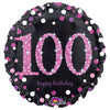 18 inch PINK CELEBRATION 100 - LA Balloons