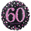 18 inch PINK CELEBRATION 60 - LA Balloons