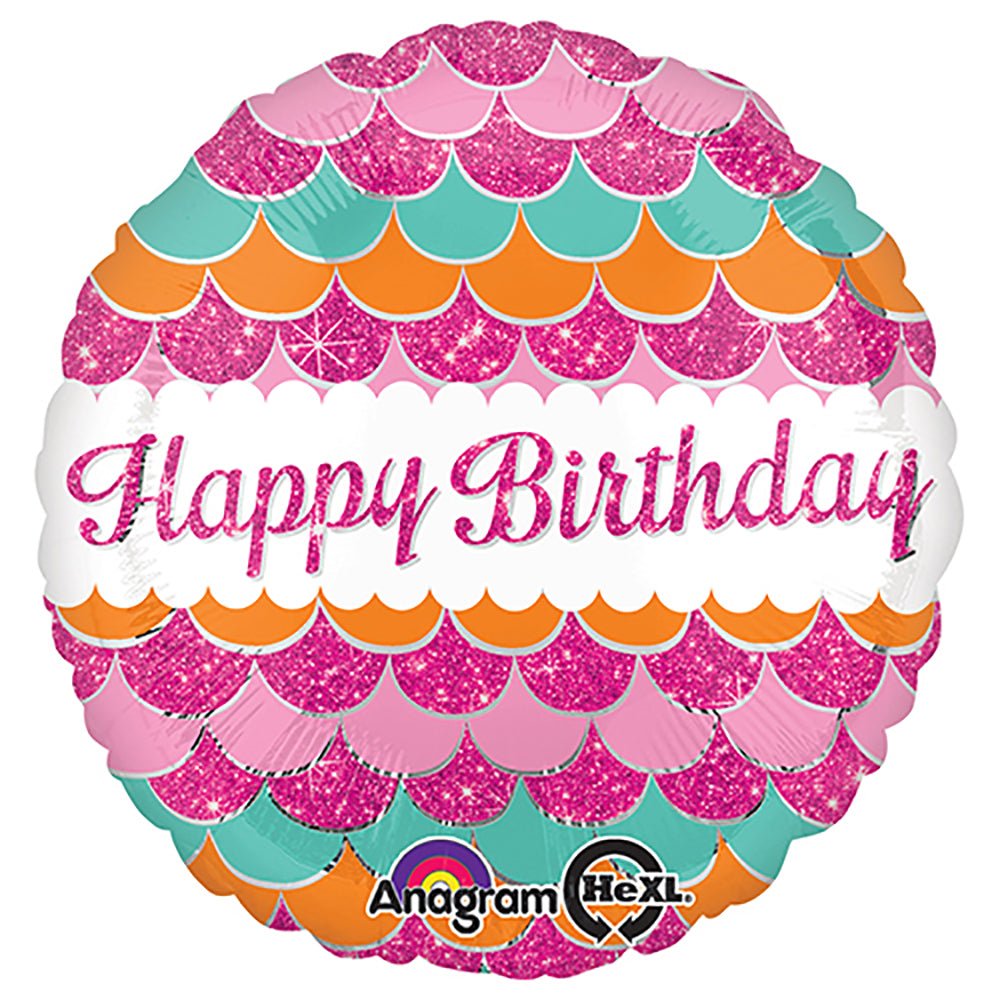 18 inch PINK SPARKLE HAPPY BIRTHDAY