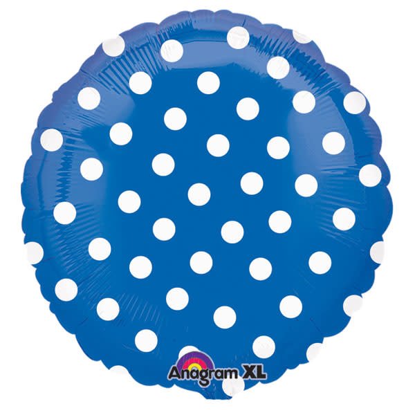 18 inch POLKA DOT BLUE