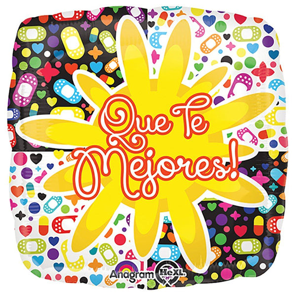 18 inch QUE TE MEJORES BRIGHT BANDAGES - LA Balloons
