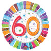 18 inch RADIANT BIRTHDAY 60 - LA Balloons