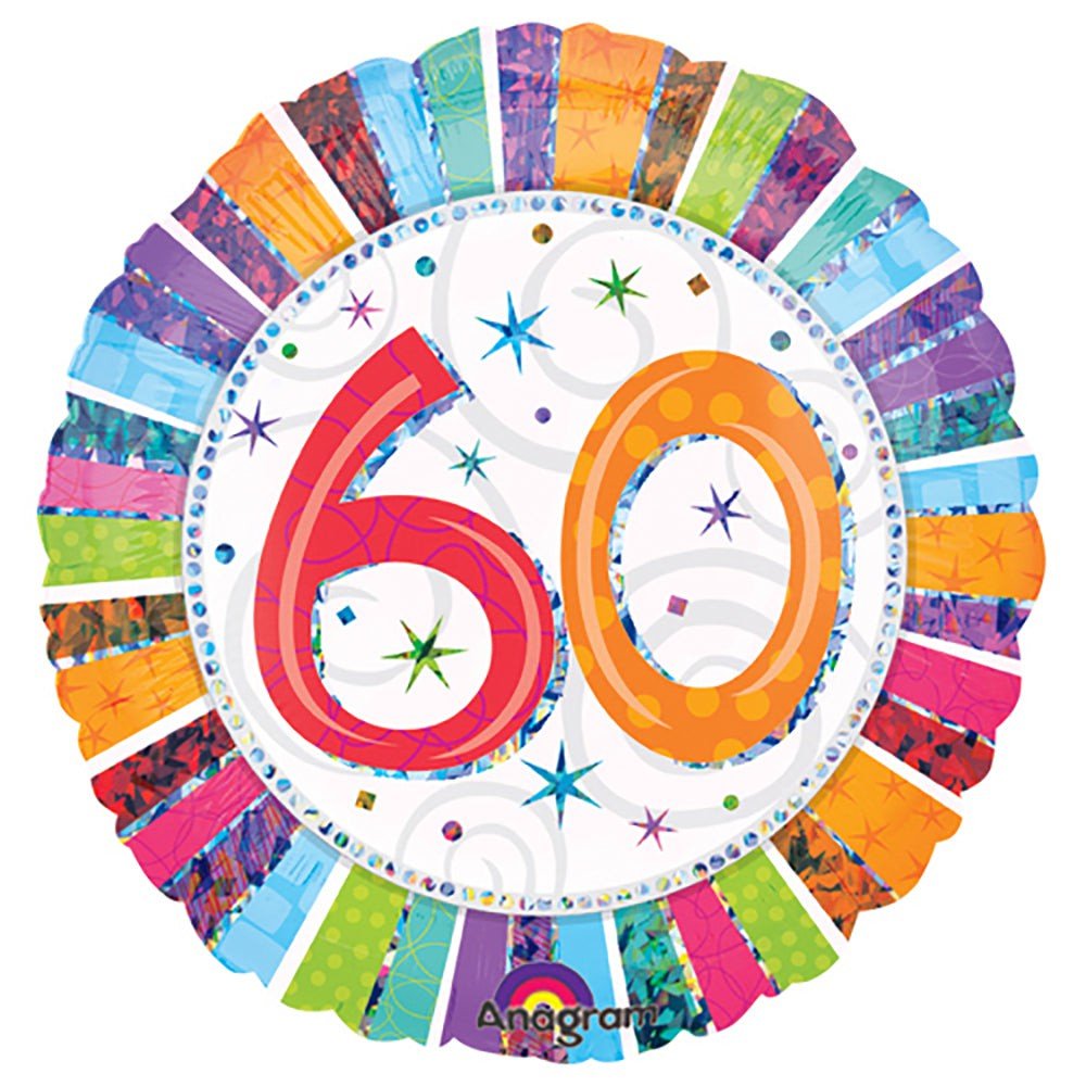18 inch RADIANT BIRTHDAY 60