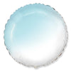 18 inch ROUND - GRADIENT BABY BLUE - LA Balloons