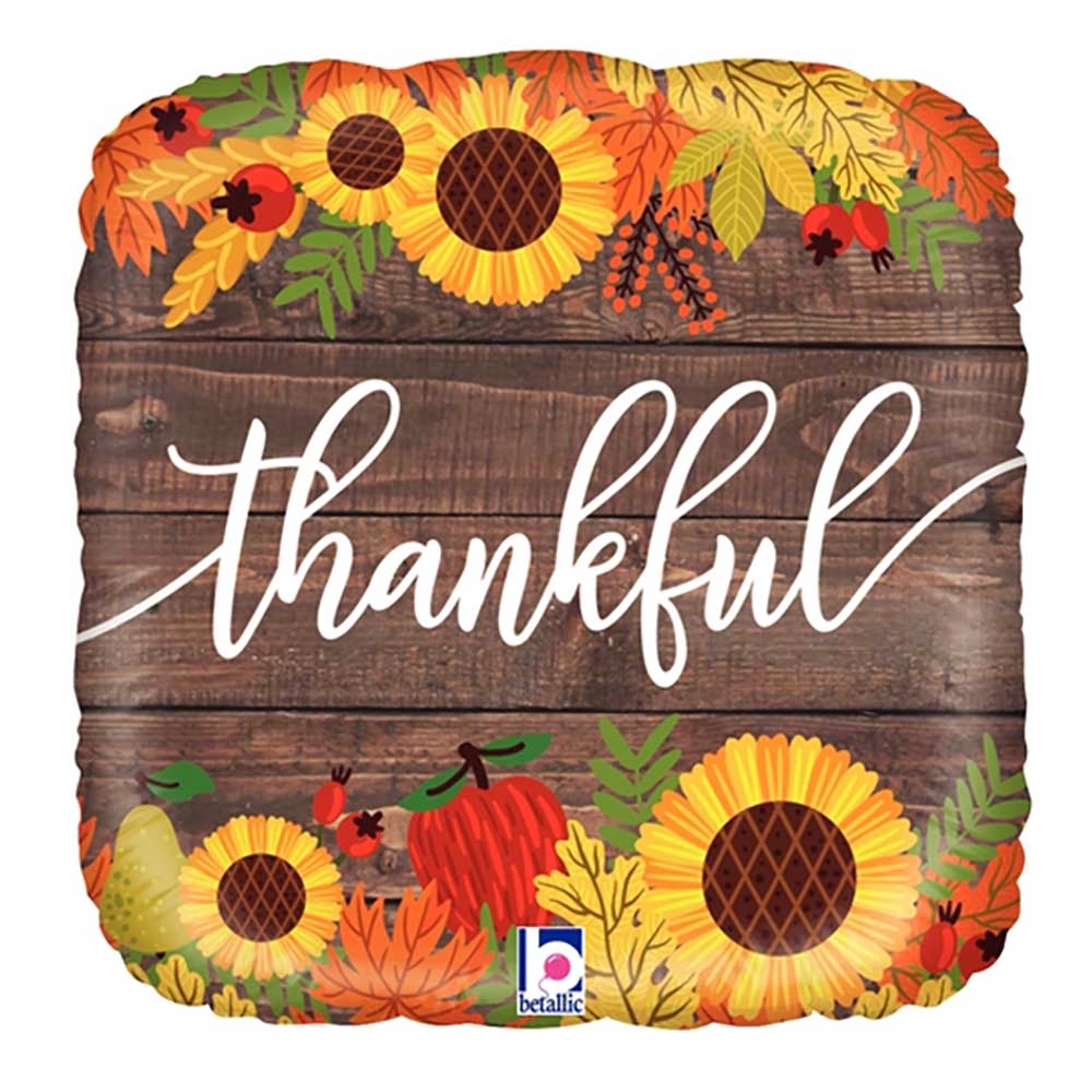 18 inch RUSTIC THANKFUL