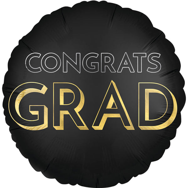 18 inch SATIN CELEBRATE THE GRAD - LA Balloons