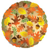 18 inch SATIN FALL LEAVES - LA Balloons