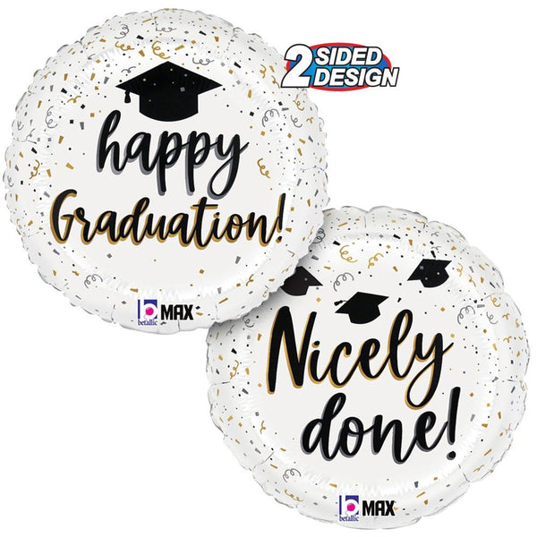 18 inch SATIN GRADUATION CONFETTI - LA Balloons