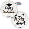 18 inch SATIN GRADUATION CONFETTI - LA Balloons
