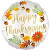 18 inch SATIN HAPPY THANKSGIVING - LA Balloons