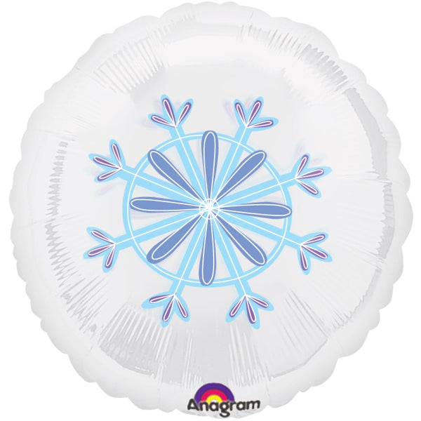 18 inch SEE - THRU SNOWFLAKE - LA Balloons