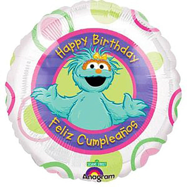 18 inch SESAME STREET ROSITA BIRTHDAY - LA Balloons