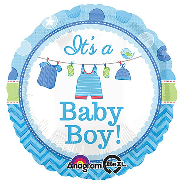 18 inch SHOWER WITH LOVE BOY - LA Balloons