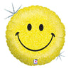 18 inch SMILEY FACE HOLOGRAPHIC - LA Balloons