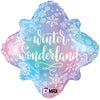 18 inch SNOWFLAKE WONDERLAND - LA Balloons