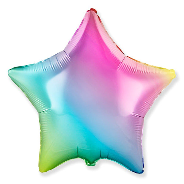 18 inch STAR - GRADIENT PASTEL - LA Balloons