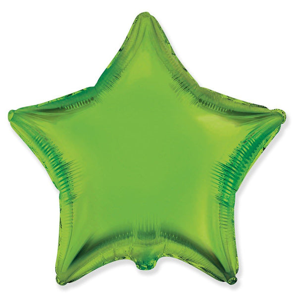18 inch STAR - LIME GREEN - LA Balloons