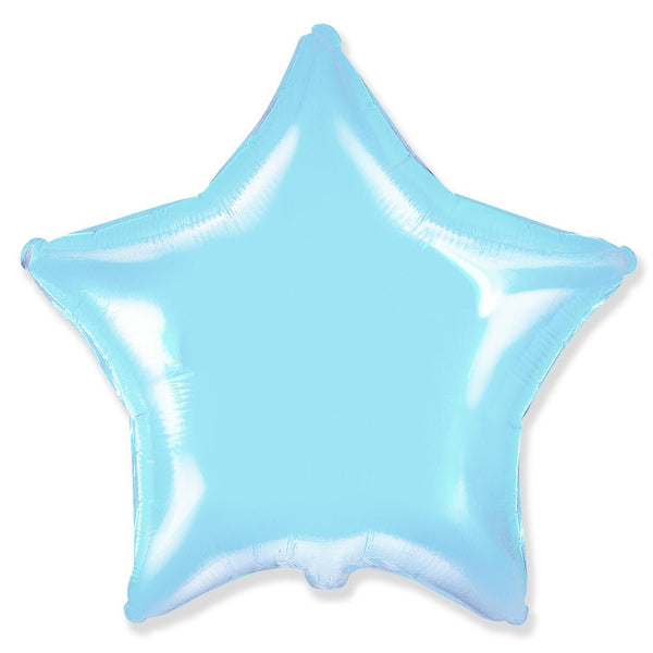 18 inch STAR - PASTEL BABY BLUE - LA Balloons