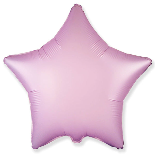 18 inch STAR - SATIN PASTEL LILAC - LA Balloons