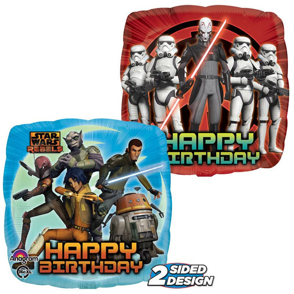 18 inch STAR WARS REBELS HAPPY BIRTHDAY - LA Balloons