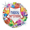18 inch STARBURST BIRTHDAY - LA Balloons