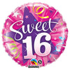 18 inch SWEET 16 SHINING STAR - LA Balloons