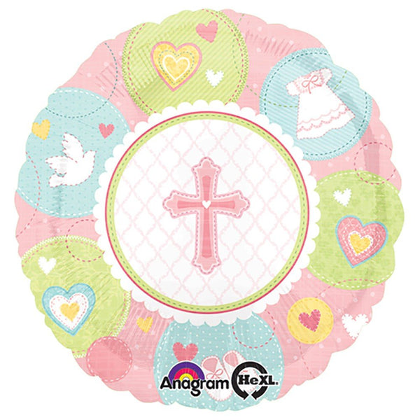 18 inch SWEET CHRISTENING GIRL - LA Balloons