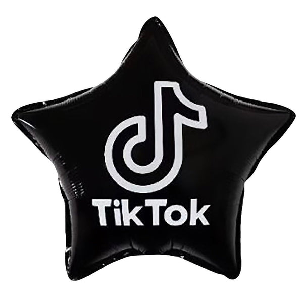 18 inch TIKTOK STAR - BLACK - LA Balloons