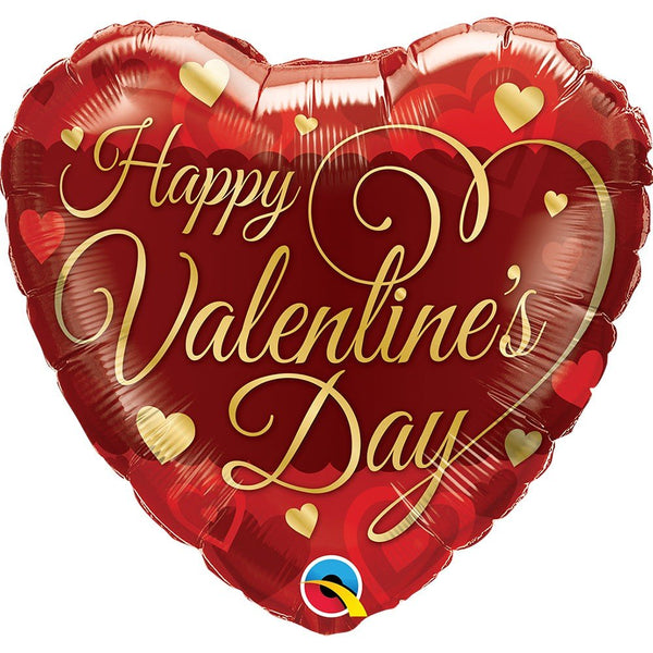 18 inch VALENTINE'S CLASSIC SCRIPT - LA Balloons