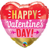 18 inch VALENTINE'S DAY ARROW STRIPES - LA Balloons