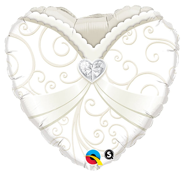 18 inch WEDDING GOWN - LA Balloons