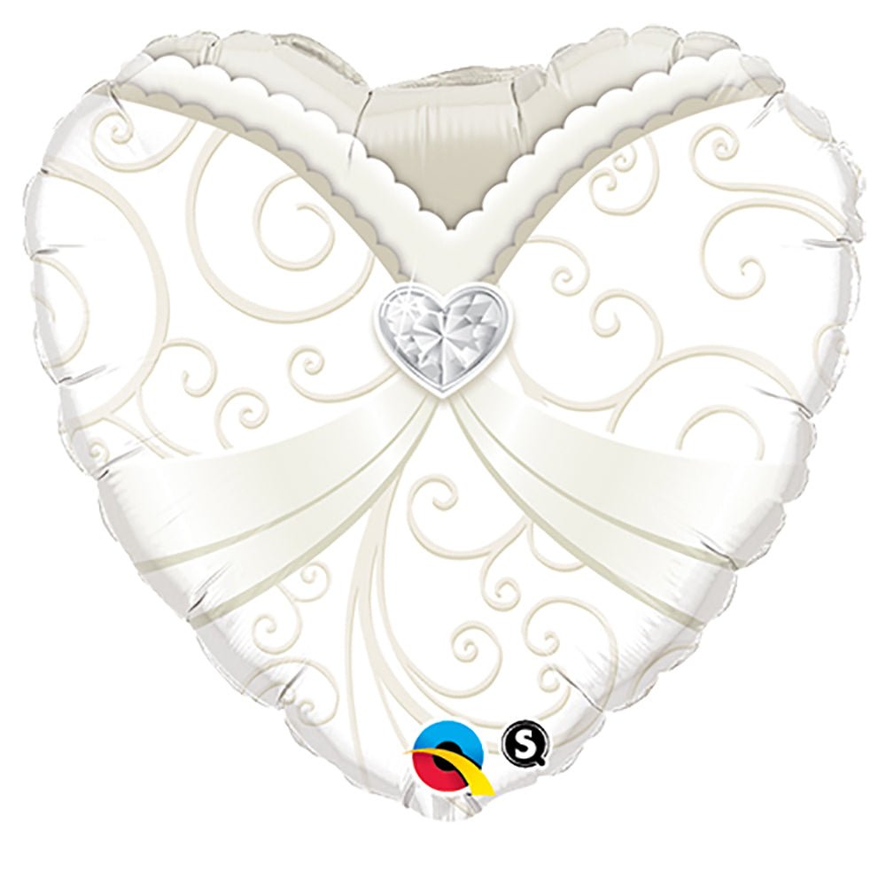 18 inch WEDDING GOWN