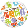 18 inch WELCOME BABY BANNER GARDEN - LA Balloons