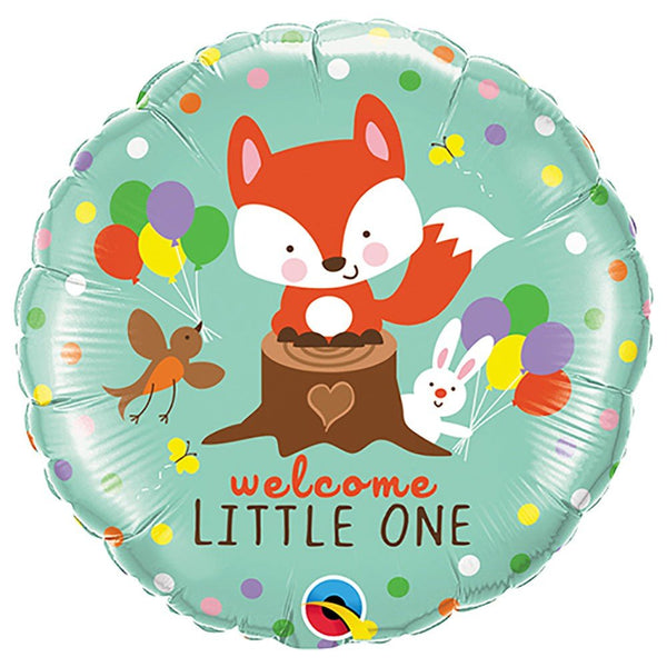 18 inch WELCOME LITTLE FOX & FRIENDS - LA Balloons